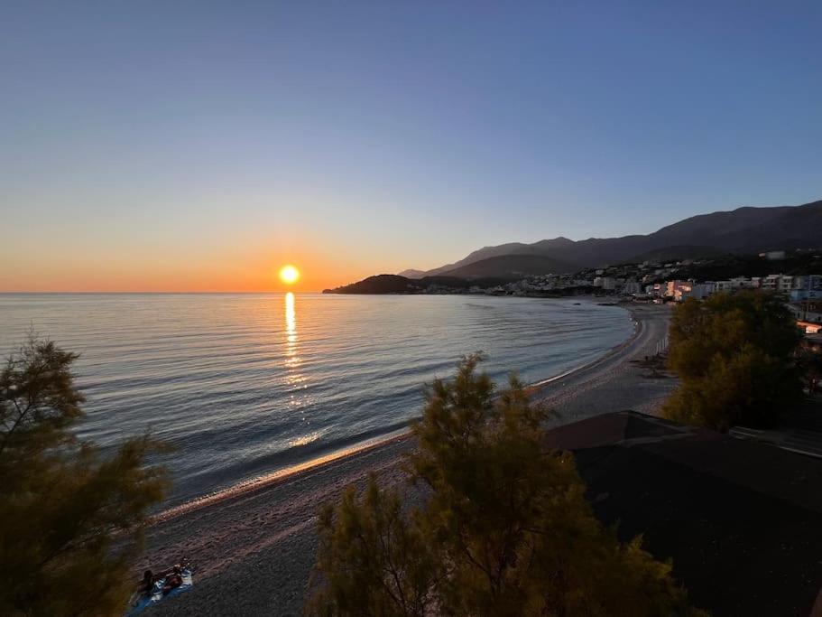 Potam'sea Bliss 38- Front, Sun Beds & Parking Himara